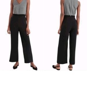 J. Crew 365 Women's Gray and Black Jumpsuit Sleeveless Wide Legs Size 10